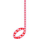Musical note two half